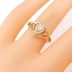Nhẫn kim cương K18YG 0.17CT - Hàng hiệu Authentic 860219