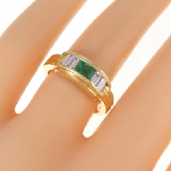 Nhẫn Emerald K18YG 0.34CT 672586