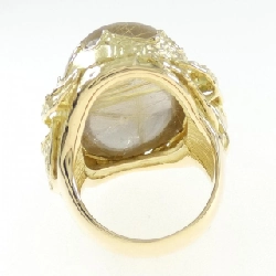 Nhẫn thạch anh rutile K18YG 46.26CT 672251