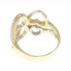 Nhẫn kim cương hình trái tim K18YG/PT/K18PG 0.30CT 668142