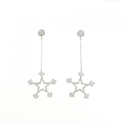 K18WG Bông tai kim cương sao 0.80CT - Hàng hiệu Chính hãng