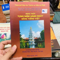 NGHI THỨC TỤNG NIỆM HẰNG NGÀY BẰNG TIẾNG VIỆT (NHẮN TRƯỚC KHI ĐẶT )