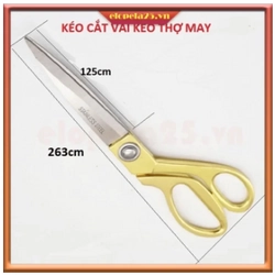 Kéo cắt vải siêu sắc bén bằng thép không gỉ 240mm