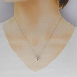 K18WG/K10WG Dây chuyền hình trái tim Sapphire - Hàng hiệu Chính hãng 856528