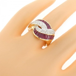 Nhẫn Ruby K18YG/K18WG 1.93CT 665436