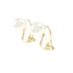 K18YG Bông tai ngọc trai Akoya 7mm - Hàng hiệu Authentic 874475