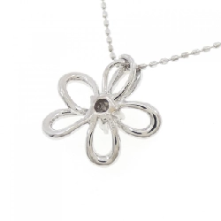 K18WG Hoa Nhẫn Kim Cương Dây Chuyền 0.07CT - Hàng hiệu Chính hãng 859944