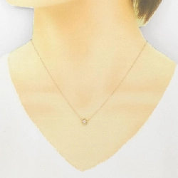 Dây chuyền kim cương K18YG 0.08CT - Hàng hiệu Authentic 859109