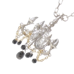 K10WG/K10YG/925 Dây chuyền kim cương - Hàng hiệu Authentic 847400