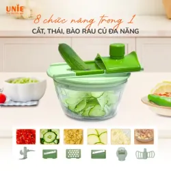 BỘ DỤNG CỤ XAY, CẮT UNIE UC400M MÀU XANH CHÍNH HÃNG MỚI 100% 591055