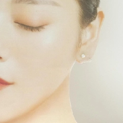 K18YG Solitaire Bông tai Kim cương 0.51CT - Hàng hiệu Chính hãng 864455