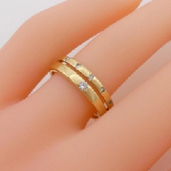 Nhẫn kim cương K18YG 0.12CT 672351