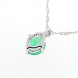 K18WG Emerald Necklace 0.43CT - Hàng hiệu Authentic 858174