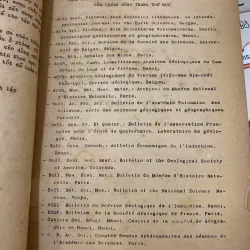 THƯ MỤC ĐỊA TẦNG VÀ CỔ SINH VẬT VIỆT NAM 1882 - 1982 (ĐẶNG TRẦN HUYÊN) 931192