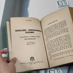 [MIỄN PHÍ BỌC SÁCH] [XƯA] Từ điển Thành ngữ Anh - Việt (1988) 990435