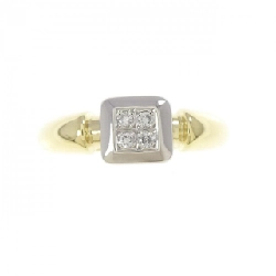 Nhẫn kim cương K18YG/PT900 0.06CT - Hàng hiệu Authentic 852225