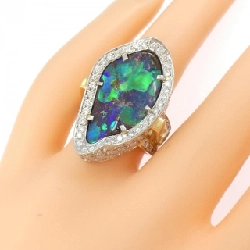 SHOW YAMAGATA Nhẫn Boulder Opal 13.42CT - Hàng hiệu Chính hãng 837710