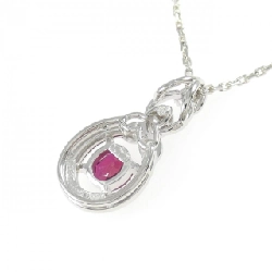 Dây chuyền ruby PT900/PT850 0.77CT - Hàng hiệu Authentic 856410