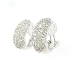 K18WG Bông tai kim cương Pavé 3.00CT - Hàng hiệu Chính hãng 867977