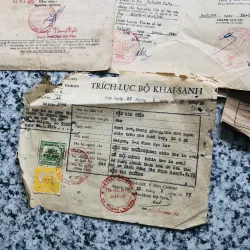 Bán lô giấy tờ xưa 995211