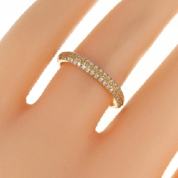 【Sản phẩm mới】Nhẫn kim cương vĩnh cửu K18YG 0.48CT 673508