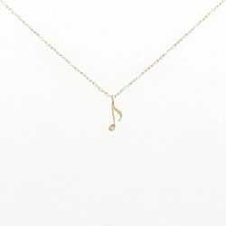 K18YG Diamond Necklace 0.003CT - Hàng hiệu Authentic