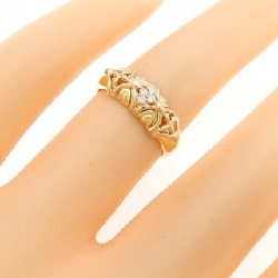 Nhẫn kim cương K18YG/K18PG 0.04CT 672655