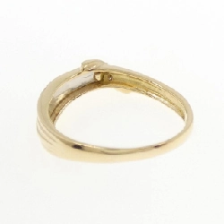 Nhẫn kim cương K18YG/PT900 0.04CT 666620