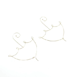 K18YG Bông tai ô - Hàng hiệu Authentic 867689