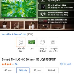 Cần bán Smart TV 50 inch 11081