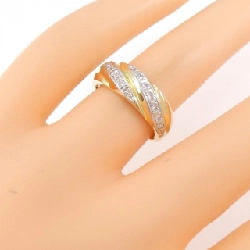 Nhẫn kim cương K18YG/PT850 0.17CT 673288