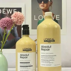 Dầu Gội Loreal Absolut Repair Phục Hồi Tóc Hư Tổn 1500ML 594748