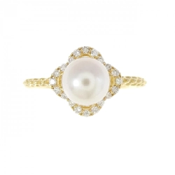 Nhẫn ngọc trai Akoya K18YG 6.2mm 673367