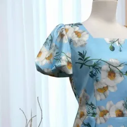 [New] Váy lụa in My's Fashion màu hồng, xanh size M 369250