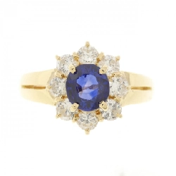 Nhẫn Sapphire K18YG 0.70CT 671077