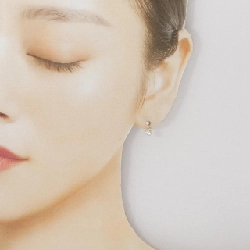 K18YG Bông tai Cubic - Hàng hiệu Chính hãng 870301