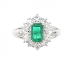 Nhẫn Emerald PT900 0.54CT - Hàng hiệu Authentic 850541