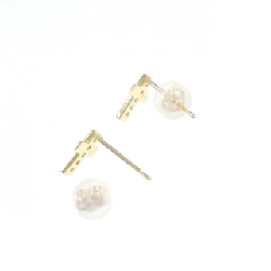 K18YG Bông tai kim cương chéo 0.10CT - Hàng hiệu Chính hãng 869220