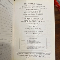 TRUYỆN NGẮN ĐẶC SẮC CÁC TÁC GIẢ ĐƯỢC GIẢI NOBEL, BẢN BÌA CỨNG (XB 2008) 493466