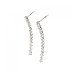 K18WG Bông tai kim cương 0.34CT - Hàng hiệu Chính hãng 870217