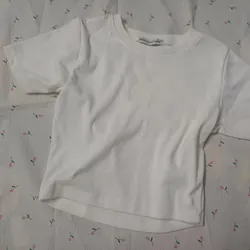 ÁO CROPTOP BASIC NỮ - TRẮNG