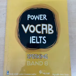 Sách luyện thi POWER VOCAB IELTS – Speaking band 8 của From The masters of IELTS 781177