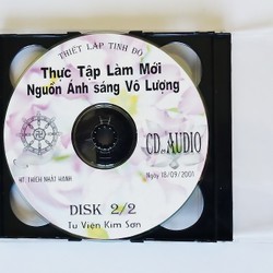 Bộ 02 Audio CD Thực tập làm mới nguồn Ánh sáng Vô lượng 71812