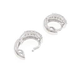 K18WG Bông tai kim cương Pavé 0.50CT - Hàng hiệu Chính hãng 867264