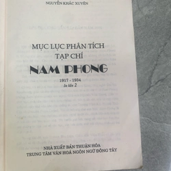 Mục lục phân tích tạp chí nam phong  300127