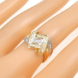 Nhẫn kim cương K18YG/PT900 0.13CT - Hàng hiệu Authentic 851568