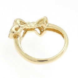 Nhẫn kim cương K18YG hình ruy băng 0.33CT 667458