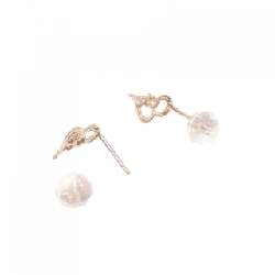 K10PG Bông tai hình trái tim kim cương - Hàng hiệu Chính hãng 870042