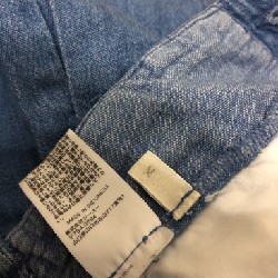 Quần ống rộng GU màu denim  23033