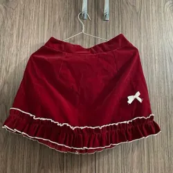 Chân váy đỏ đô  1011308